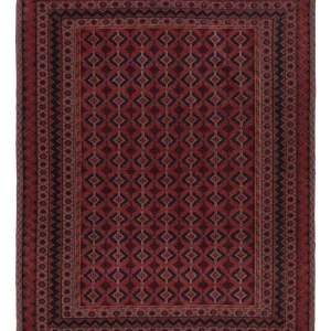 Kelim Teppich - Oriental - 201 x 161 cm - dunkelrot