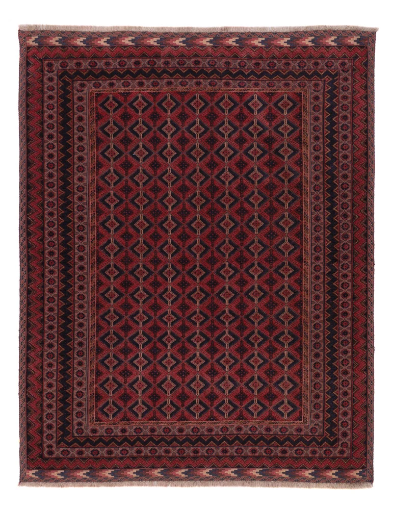 Kelim Teppich - Oriental - 201 x 161 cm - dunkelrot