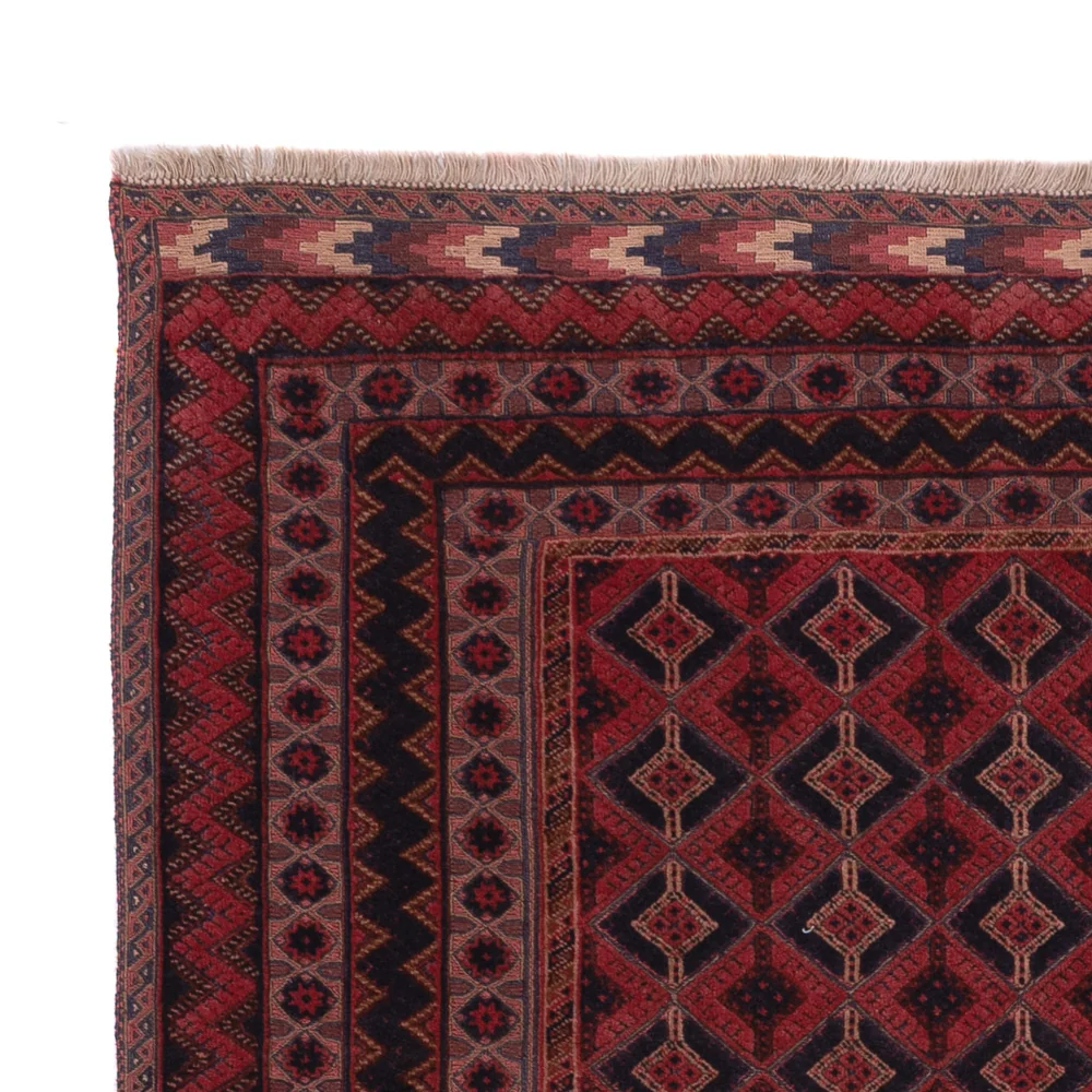 Kelim Teppich - Oriental - 201 x 161 cm - dunkelrot