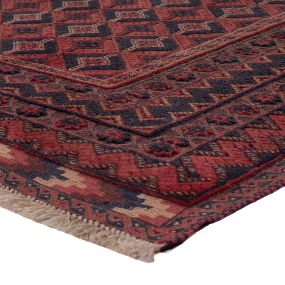 Kelim Teppich - Oriental - 201 x 161 cm - dunkelrot