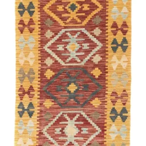 Kelim Teppich - Oriental 202 x 72 cm - mehrfarbig
