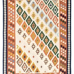 Kelim Teppich - Oriental 203 x 155 cm - beige