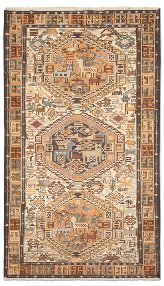 Kelim Teppich - Oriental 210 x 115 cm Teppichläufer