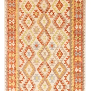 Kelim Teppich - Oriental 218 x 144 cm - beige
