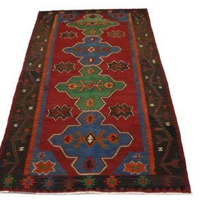 Kelim Teppich - Oriental 284 x 165 cm - rot