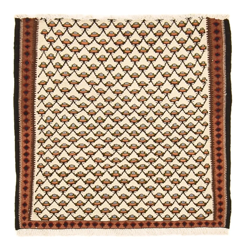 Kelim Teppich - Oriental - 88 x 85 cm - creme