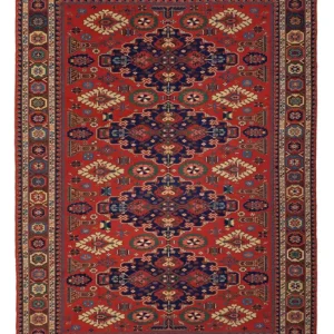 Kelim Teppich - Oriental - Soumak - 318 x 241 cm - rot