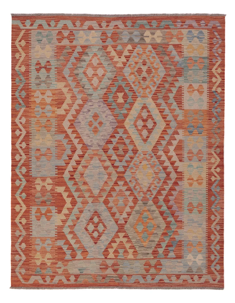 Kelim Teppich - Splash - 192 x 151 cm - mehrfarbig