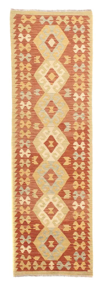 Kelim Teppich - Splash 198 x 61 cm - mehrfarbig