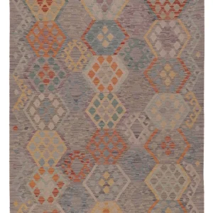 Kelim Teppich - Splash - 200 x 153 cm - mehrfarbig