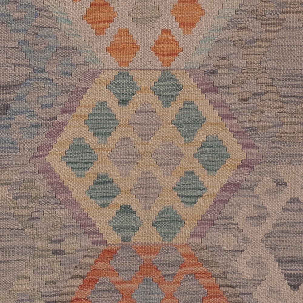 Kelim Teppich - Splash - 200 x 153 cm - mehrfarbig
