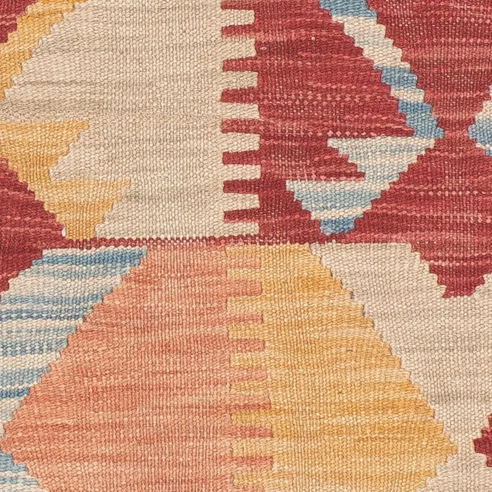 Kelim Teppich - Splash 203 x 69 cm - mehrfarbig