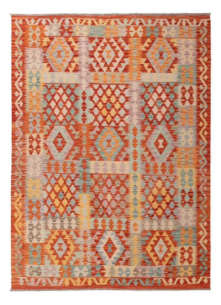 Kelim Teppich - Splash - 240 x 171 cm - bunt