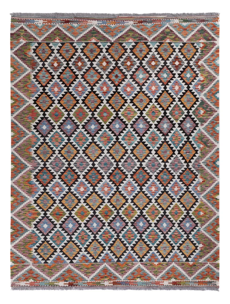 Kelim Teppich - Splash - 241 x 185 cm - mehrfarbig