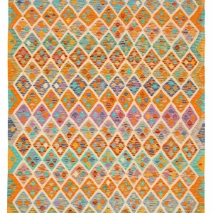 Kelim Teppich - Splash 250 x 180 cm - mehrfarbig