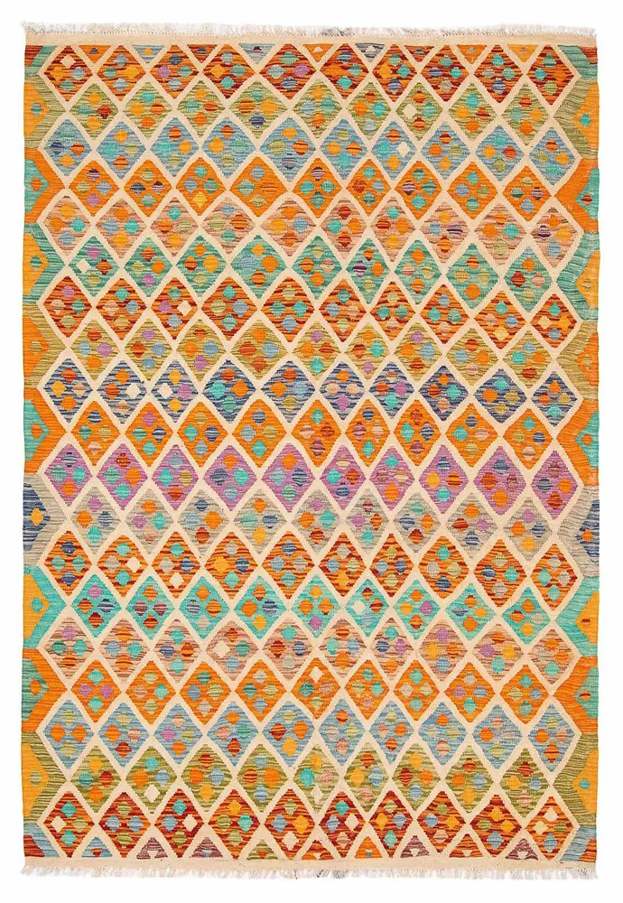 Kelim Teppich - Splash 250 x 180 cm - mehrfarbig