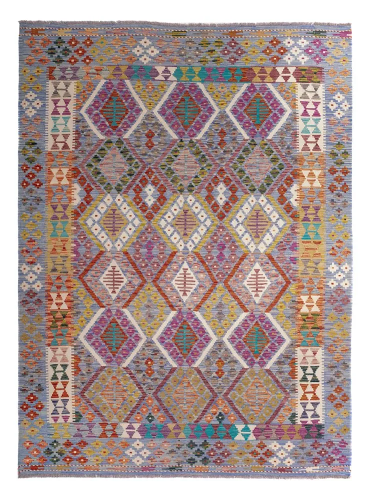 Kelim Teppich - Splash - 250 x 191 cm - mehrfarbig
