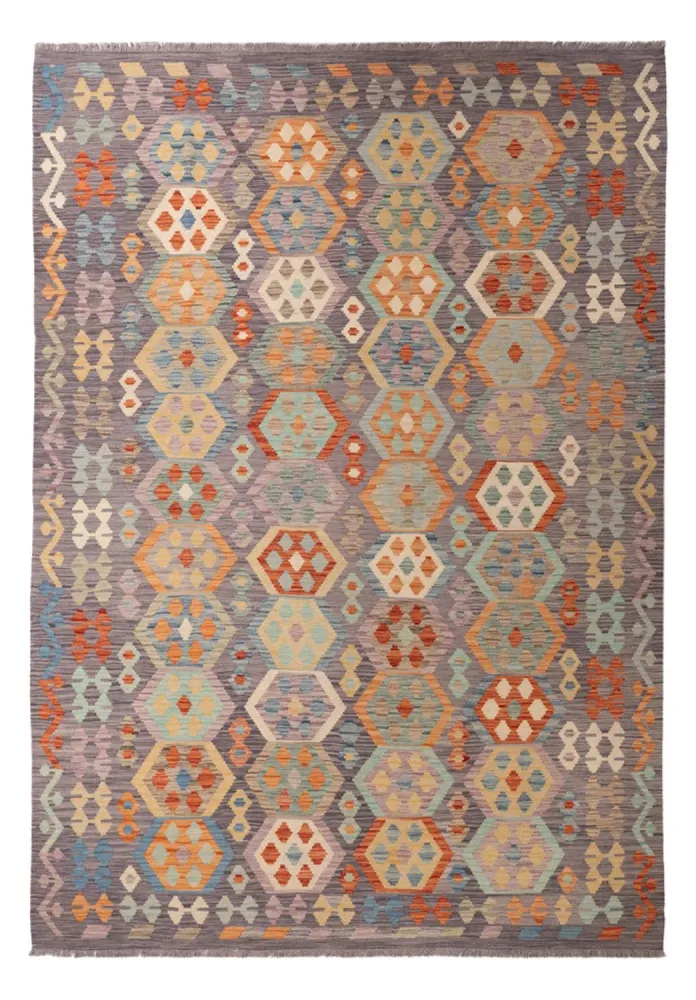 Kelim Teppich - Splash - 296 x 205 cm - mehrfarbig