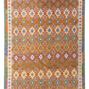 Kelim Teppich - Splash - 298 x 206 cm - mehrfarbig