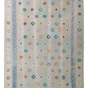 Kelim Teppich - Splash - 298 x 207 cm - mehrfarbig