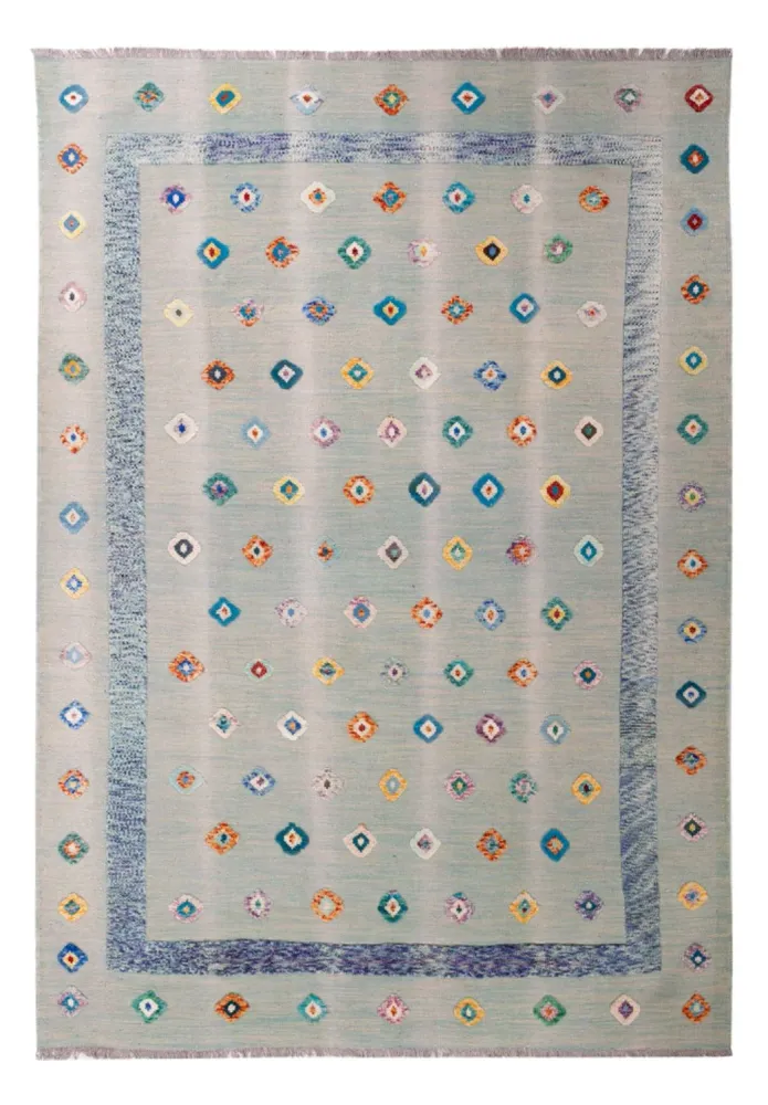 Kelim Teppich - Splash - 298 x 207 cm - mehrfarbig