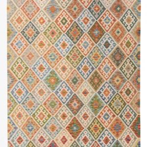 Kelim Teppich - Splash - 299 x 206 cm - mehrfarbig
