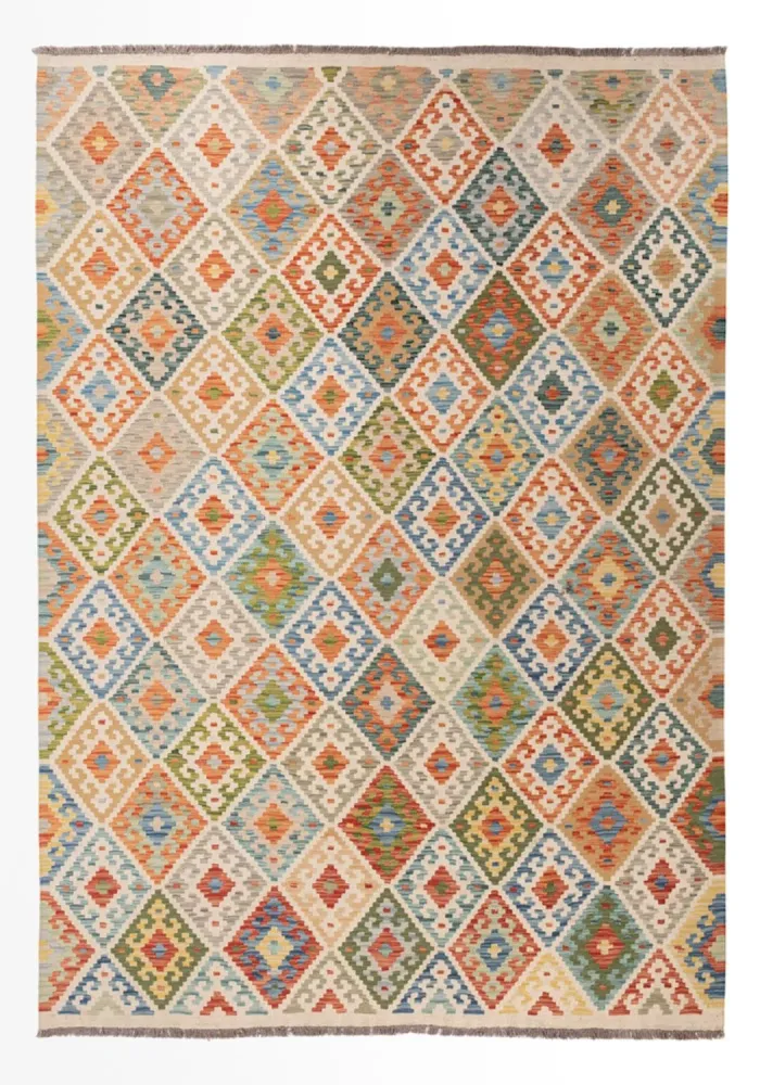 Kelim Teppich - Splash - 299 x 206 cm - mehrfarbig
