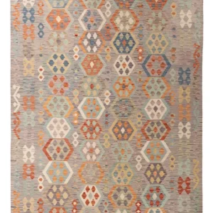 Kelim Teppich - Splash - 300 x 209 cm - mehrfarbig