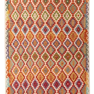 Kelim Teppich - Splash - 307 x 200 cm - mehrfarbig