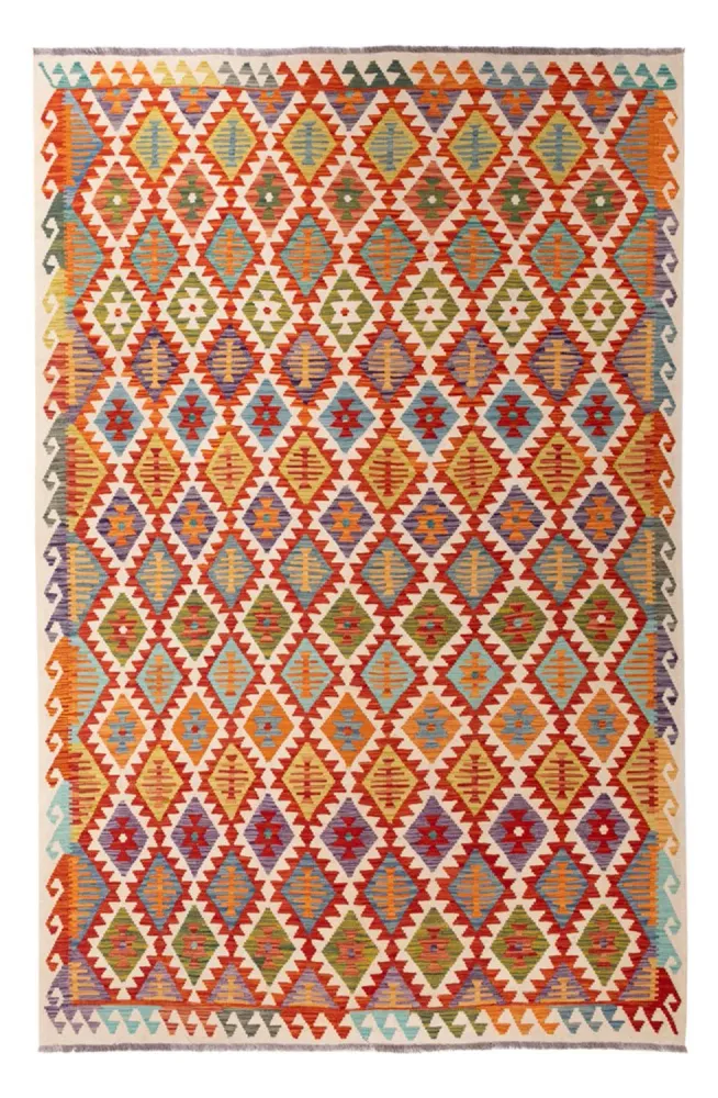 Kelim Teppich - Splash - 307 x 200 cm - mehrfarbig