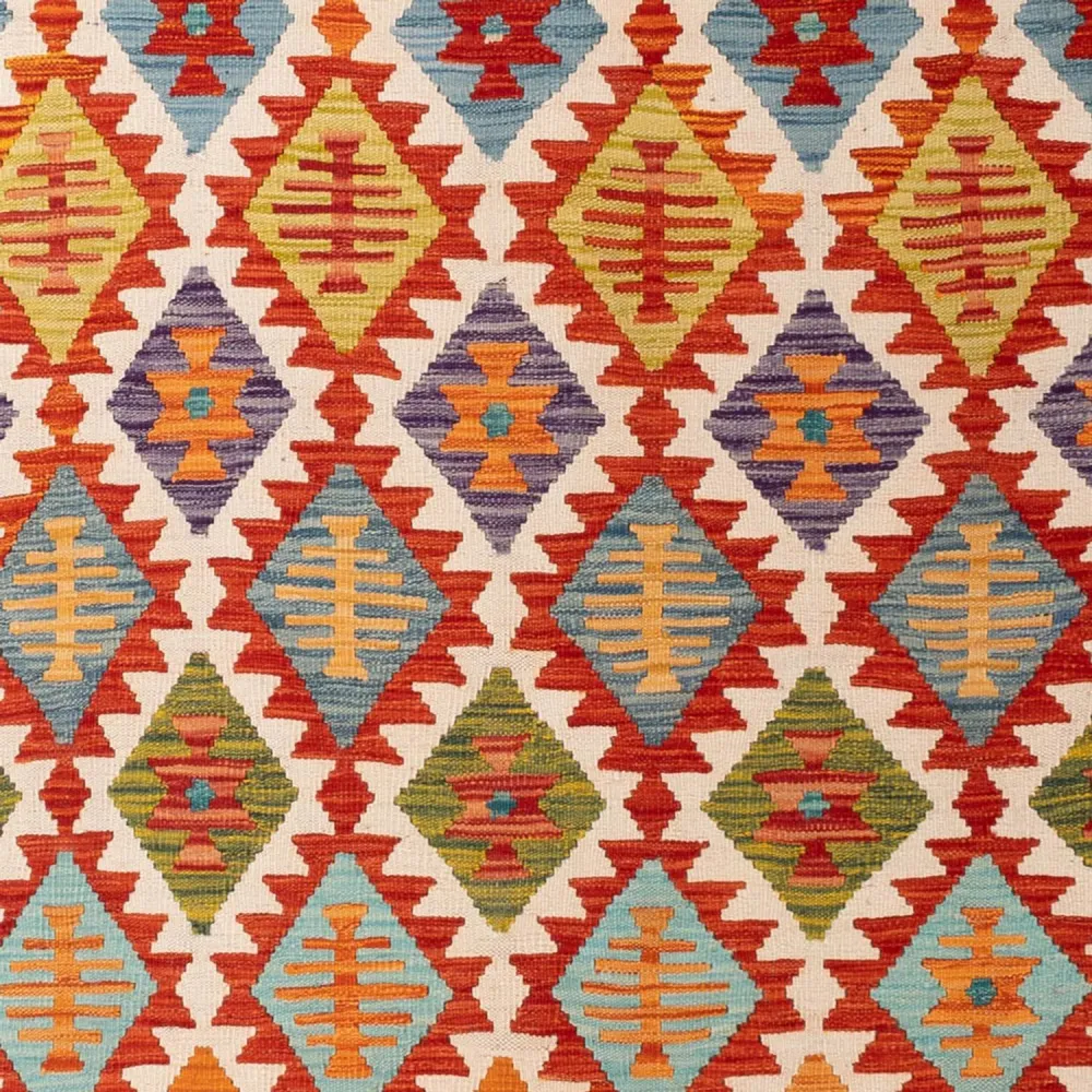 Kelim Teppich - Splash - 307 x 200 cm - mehrfarbig