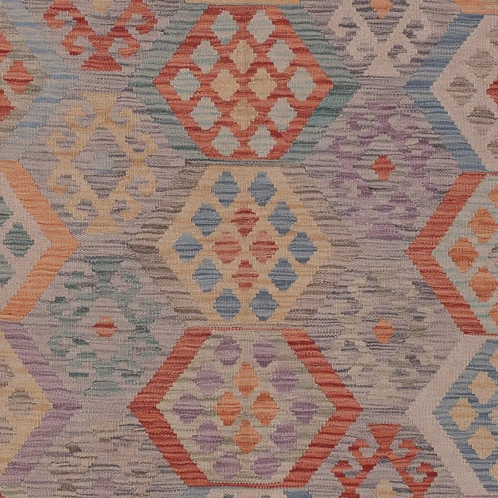 Kelim Teppich - Splash - 350 x 256 cm - mehrfarbig