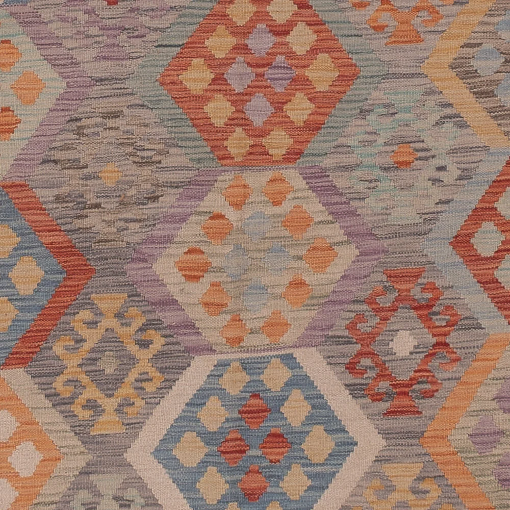 Kelim Teppich - Splash - 350 x 256 cm - mehrfarbig