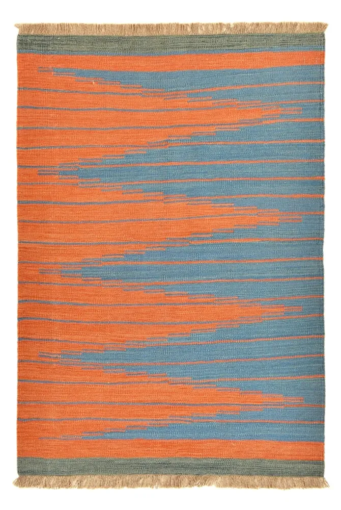 Kelim Teppich - Trendy - 150 x 103 cm - mehrfarbig