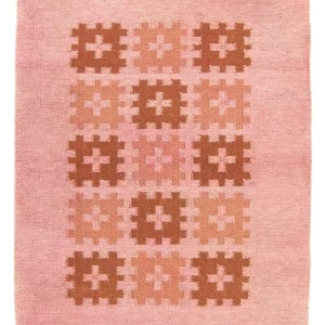 Kelim Teppich - Trendy - 179 x 117 cm - rosa