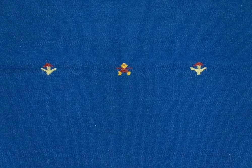 Kelim Teppich - Trendy 180 x 120 cm - blau