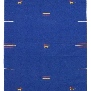 Kelim Teppich - Trendy 180 x 120 cm - blau