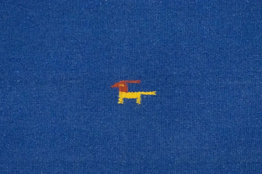 Kelim Teppich - Trendy 180 x 120 cm - blau