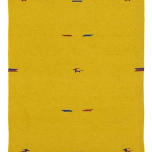 Kelim Teppich - Trendy 180 x 120 cm - gelb