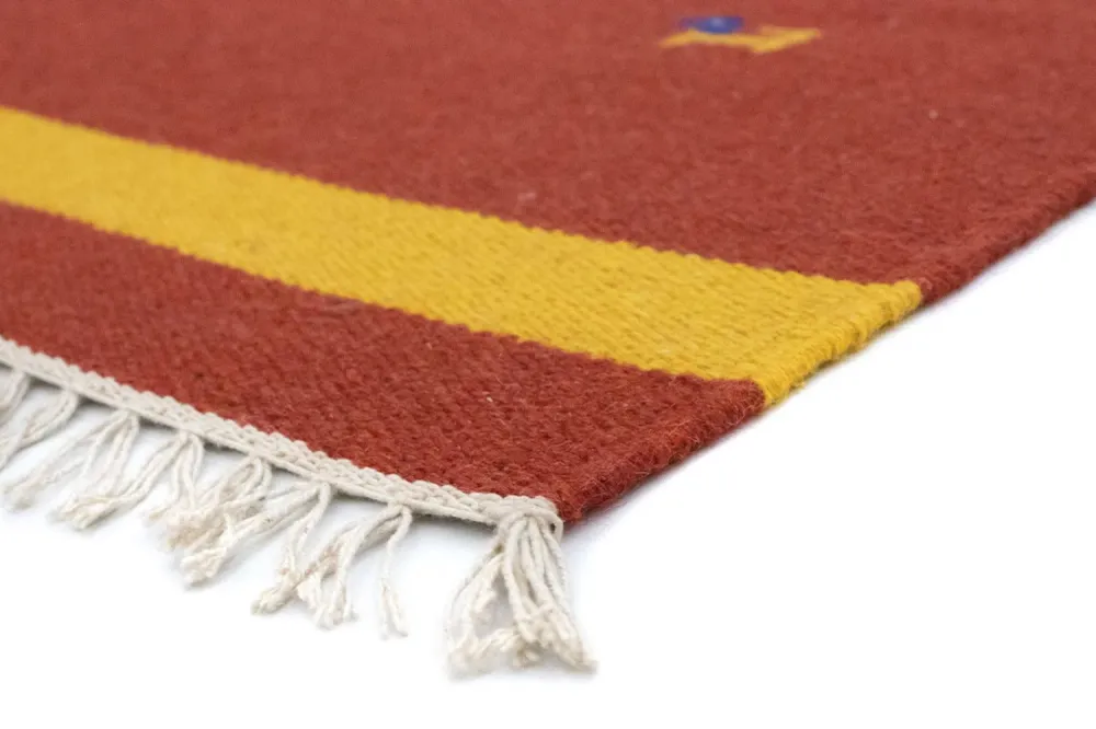 Kelim Teppich - Trendy 180 x 120 cm - rost