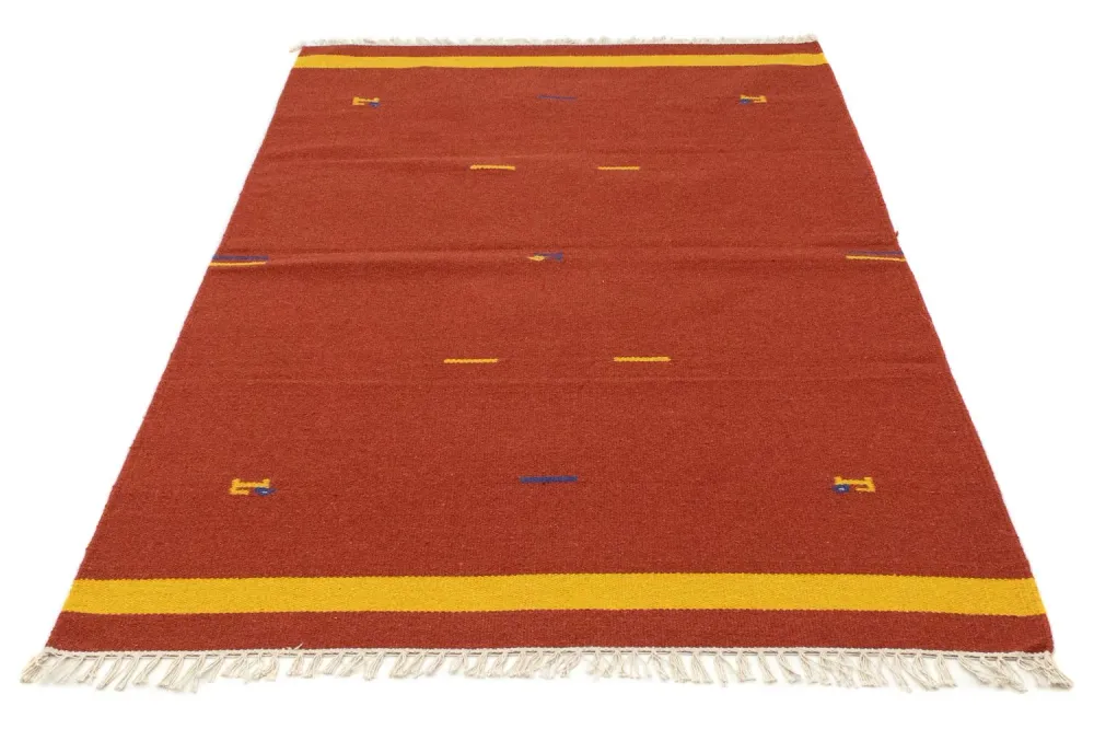 Kelim Teppich - Trendy 180 x 120 cm - rost