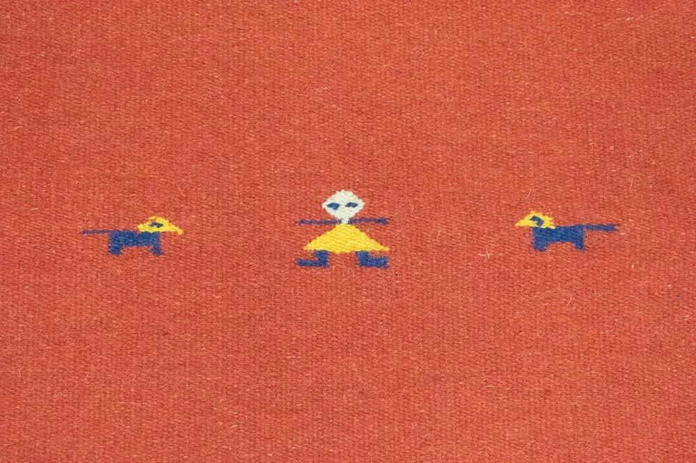 Kelim Teppich - Trendy 180 x 120 cm - rot