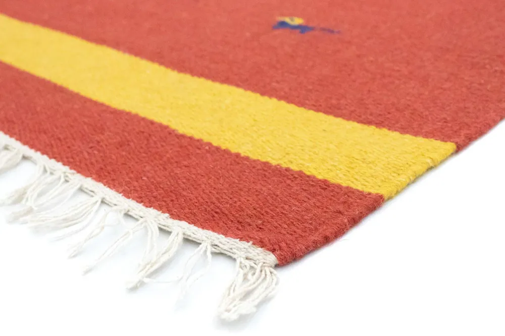 Kelim Teppich - Trendy 180 x 120 cm - rot