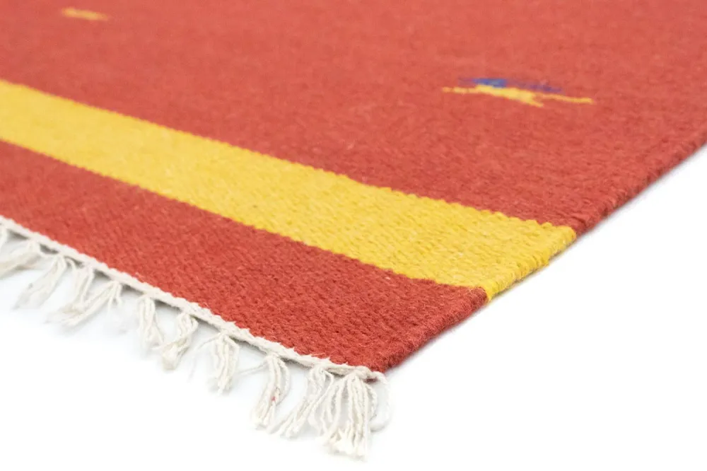Kelim Teppich - Trendy 180 x 120 cm - rot