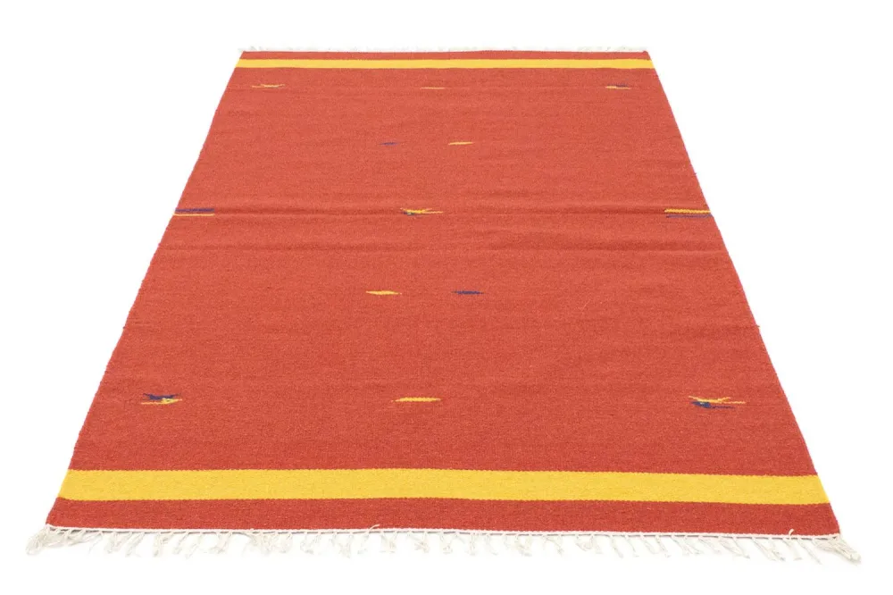 Kelim Teppich - Trendy 180 x 120 cm - rot