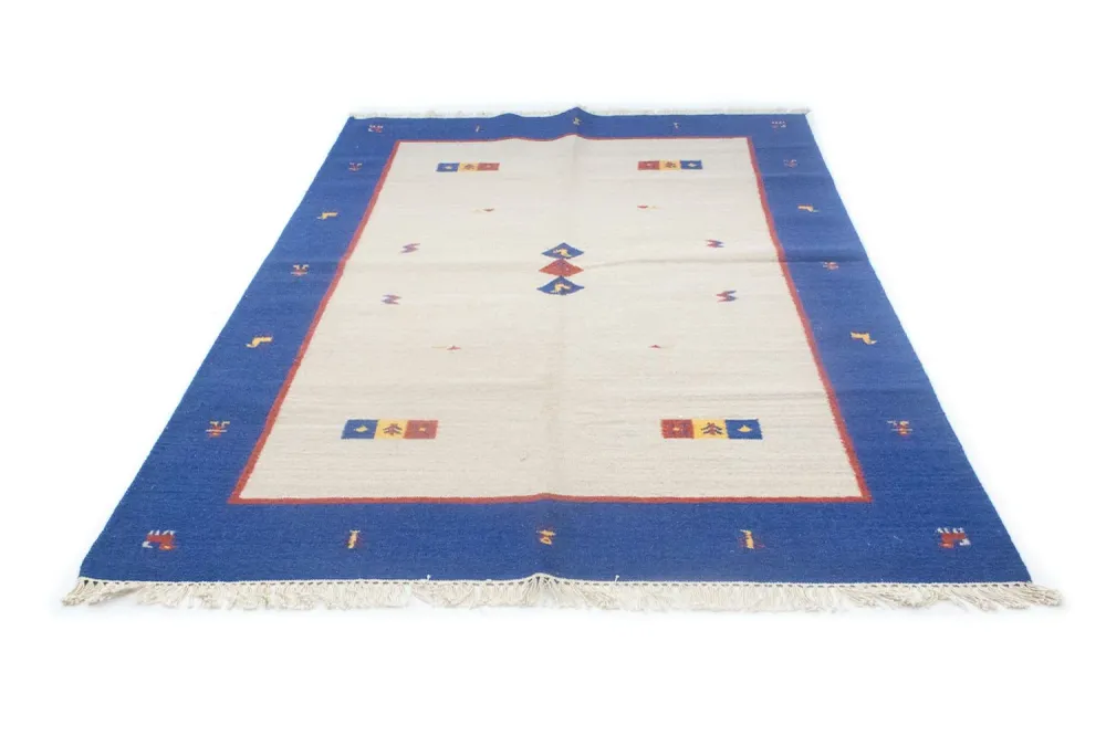 Kelim Teppich - Trendy 200 x 140 cm - beige