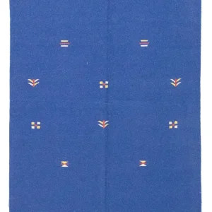 Kelim Teppich - Trendy 200 x 140 cm - blau