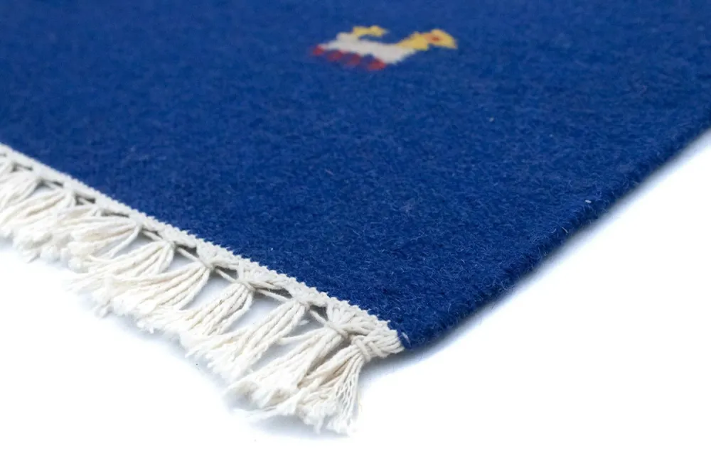 Kelim Teppich - Trendy 200 x 140 cm - blau