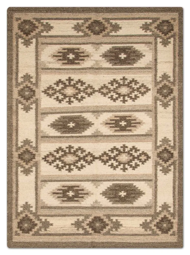 Kelim Teppich - Trendy 200 x 140 cm - natur