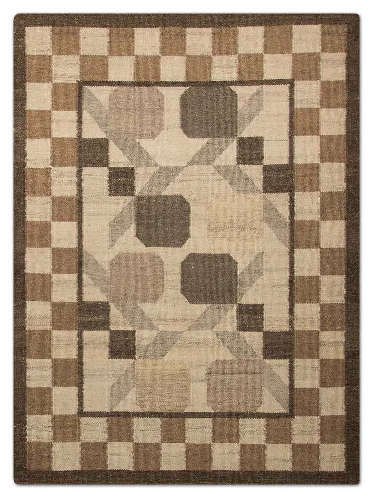 Kelim Teppich - Trendy 200 x 140 cm - natur